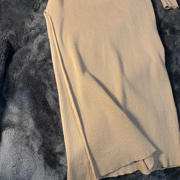 Shoulder Knit Dress Size Xs Color Nude 